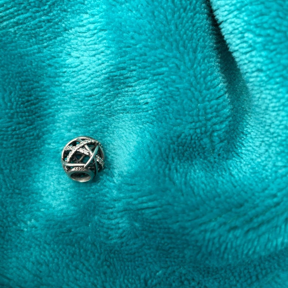 Pandora Sparkling Lines Openwork Charm - image 2